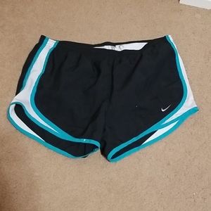 black nike shorts